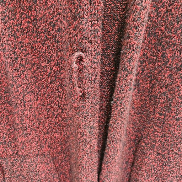 Pure Jill Womens Red Speckled Cardigan Midi Wool Blend Open Front Medium  J.... - Picture 4 of 7